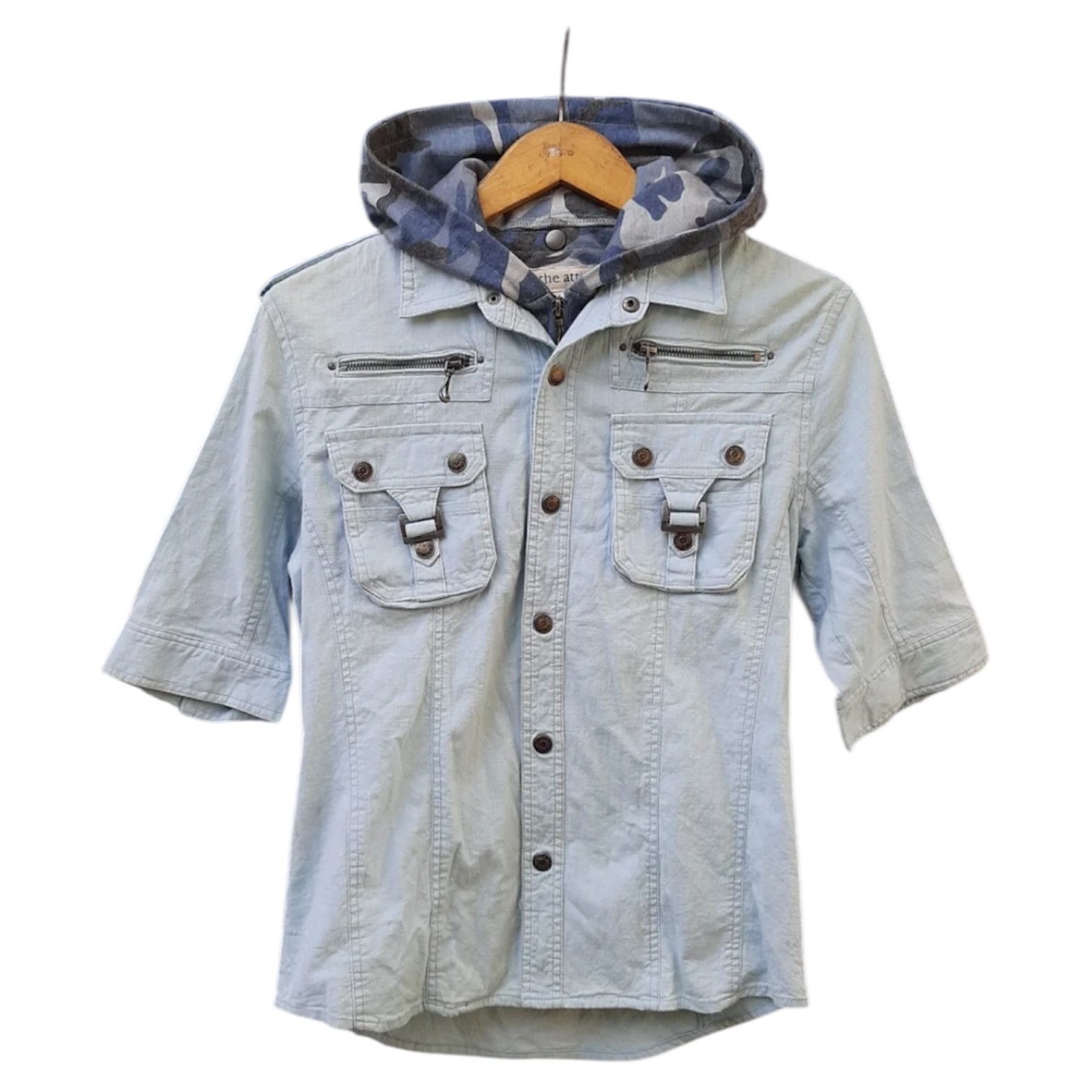 In The Attic 2000s In the Attic Ifsixwasnine Bono Zip Shirt y2k Lgb Size US M / EU 48-50 / 2 - 1 Thumbnail