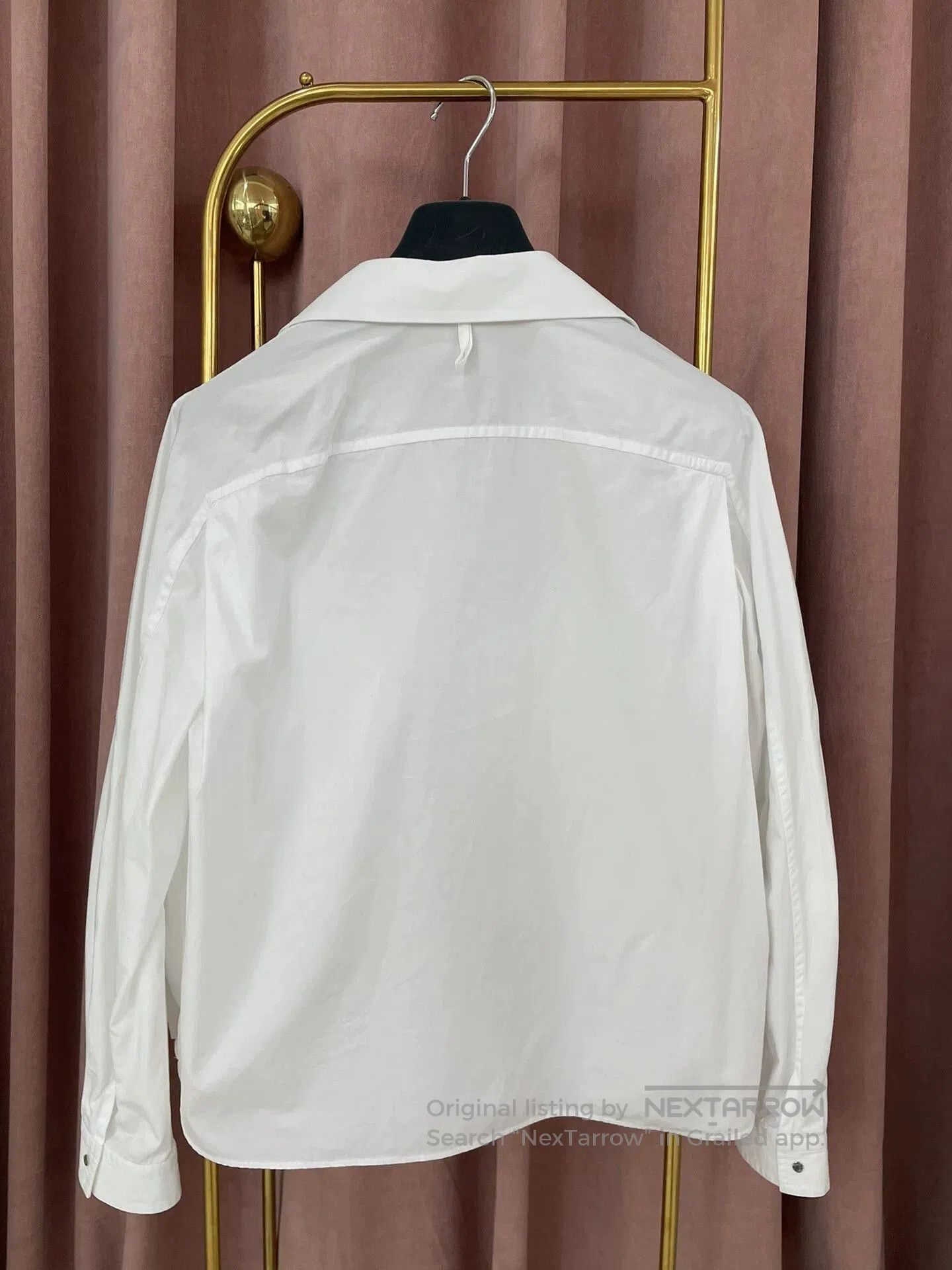 Hermes Hermes White Zip Shirt Jacket. Size US S / EU 44-46 / 1 - 3 Thumbnail