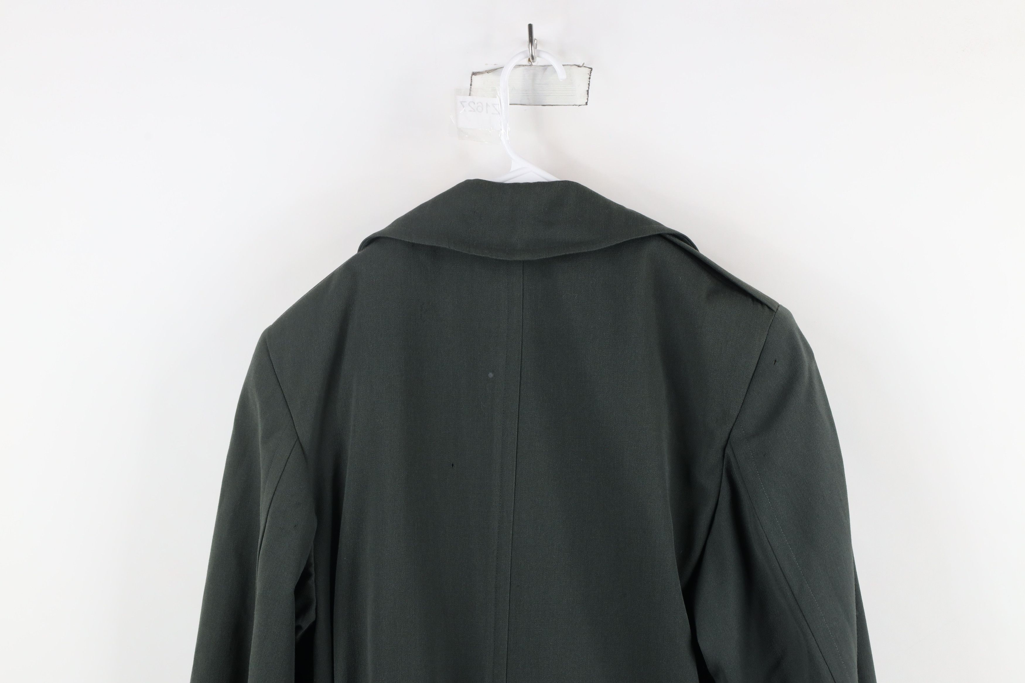Vintage Vintage 70s Vietnam War Gabardine Lined Trench Coat Overcoat Size US L / EU 52-54 / 3 - 15 Thumbnail