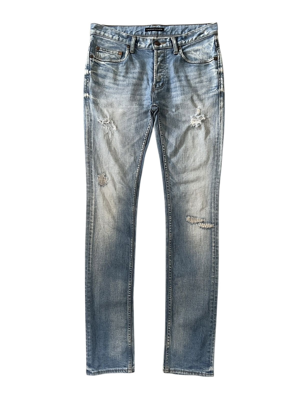 Lounge Lizard Lounge Lizard Distressed Skinny Jeans Size US 31 - 1 Thumbnail