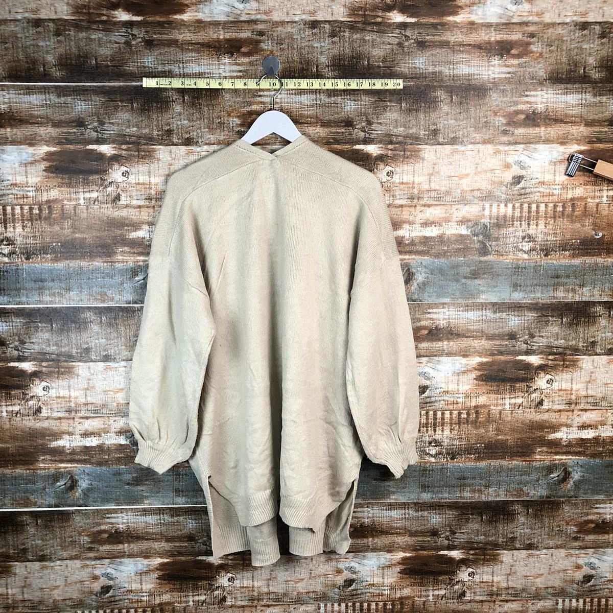 Japanese Brand Earth & Music Econology Brown Cardigan Knitwear #A1828 Size XL / US 12-14 / IT 48-50 - 12 Thumbnail