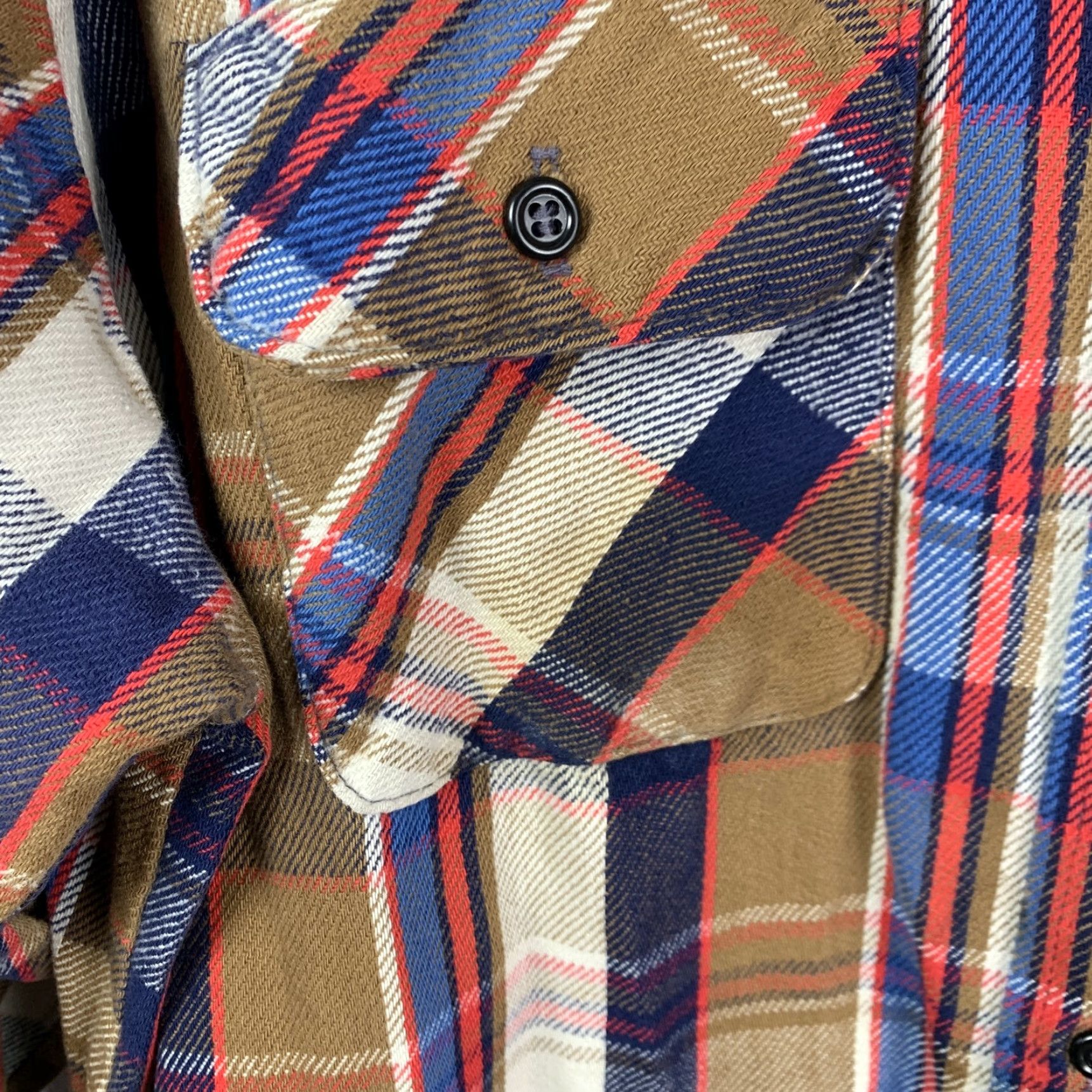 Vintage VINTAGE Five Brother Flannel Shirt Mens 2XL Plaid Button USA Personalized Gus Size US XXL / EU 58 / 5 - 4 Thumbnail