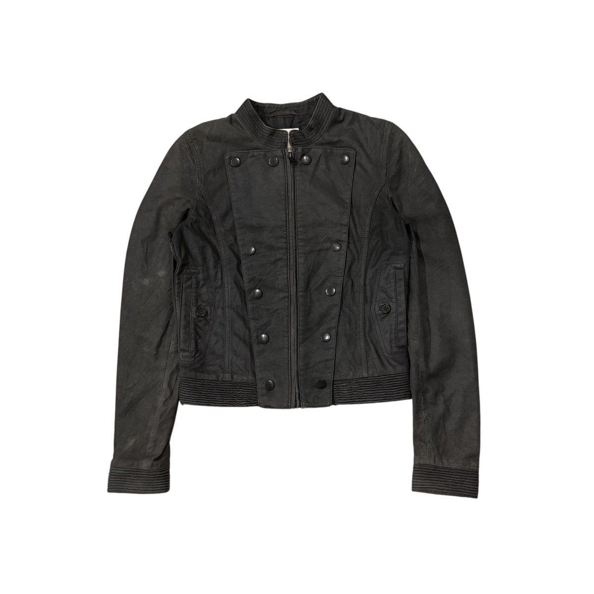 Vintage Diesel Lamb Leather Avant Garde Inspired Jacket