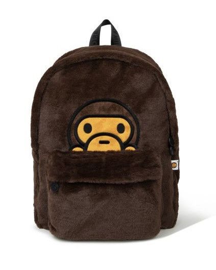 BAPE Baby Milo Fur Backpack Bag