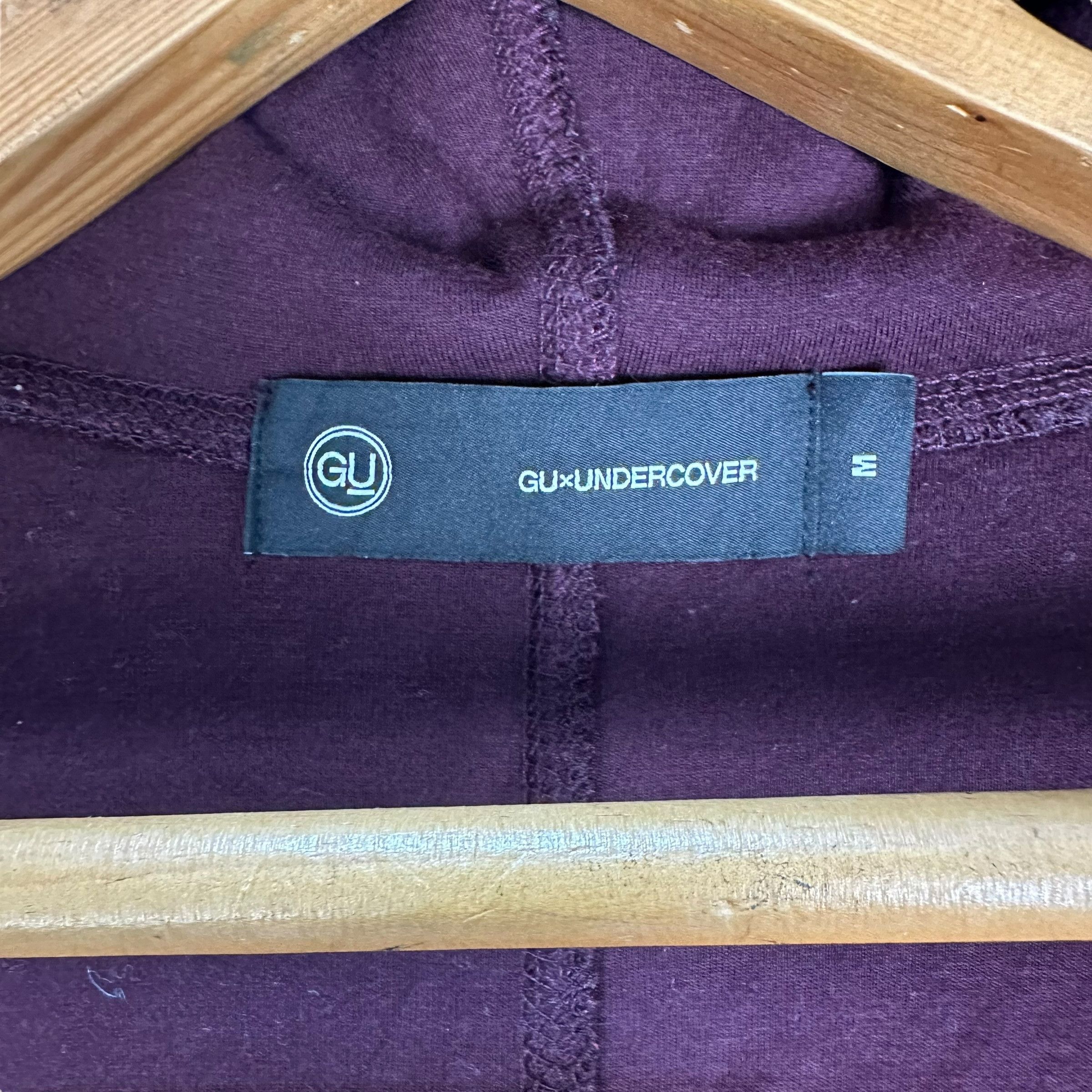 GU × Undercover GU X Undercover Zipper Fleece Hoodie Long Jacket #A12-0285 Size US M / EU 48-50 / 2 - 7 Thumbnail