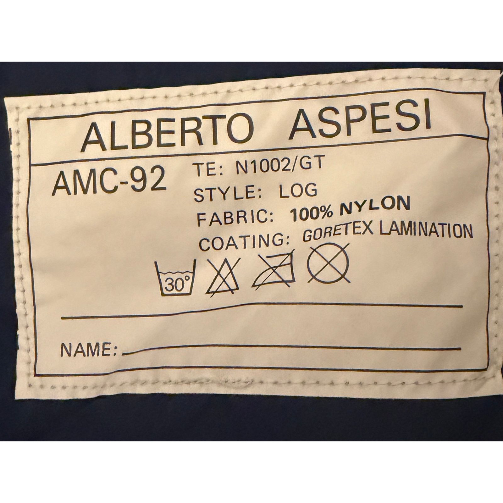 Other Aspesi Basic NWOT Navy Blue Nylon Rain Jacket Size US M / EU 48-50 / 2 - 6 Thumbnail