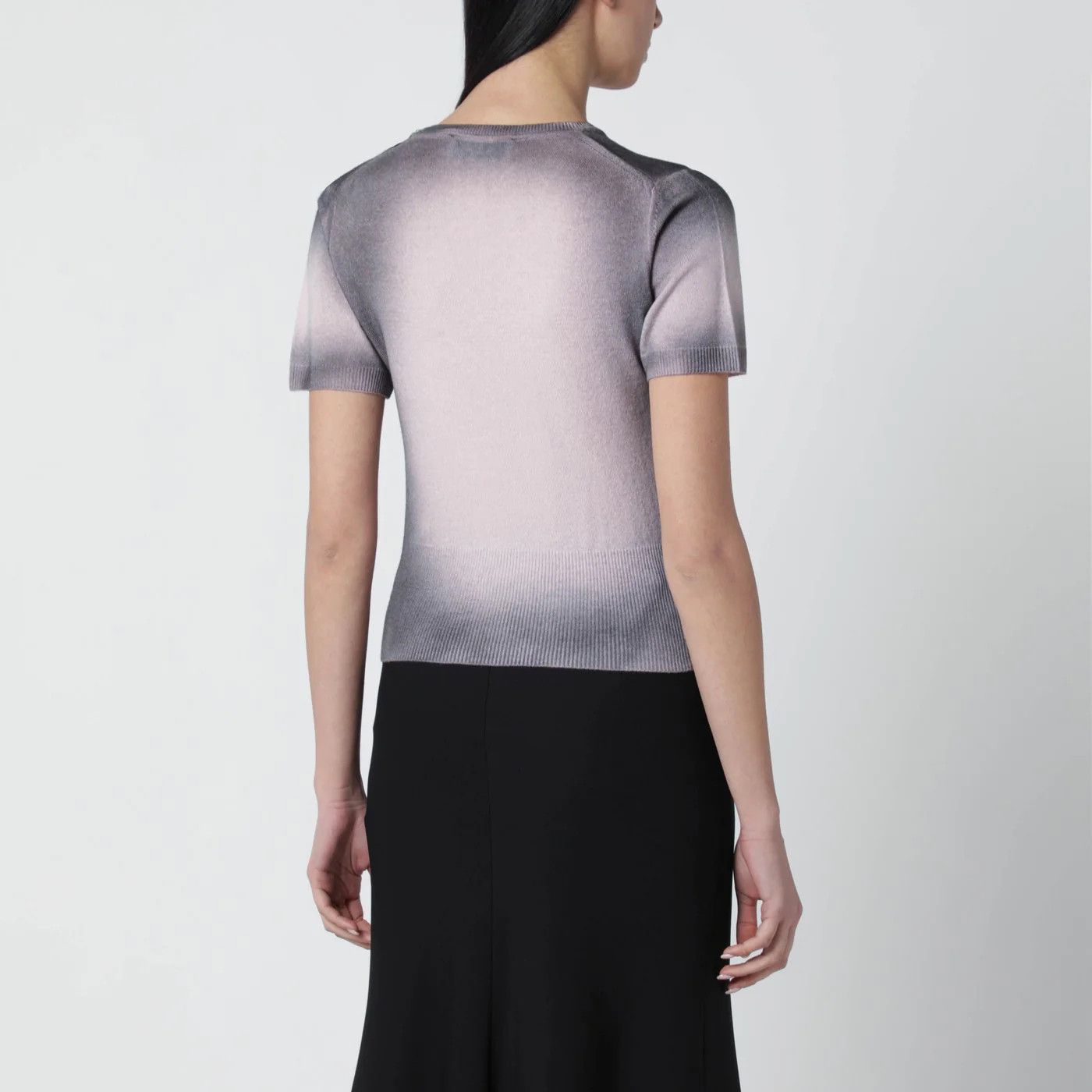 Vivienne Westwood o1d2blof0526 Dégradé-Effect Knit Top in Pink/Black Size XS / US 0-2 / IT 36-38 - 3 Thumbnail