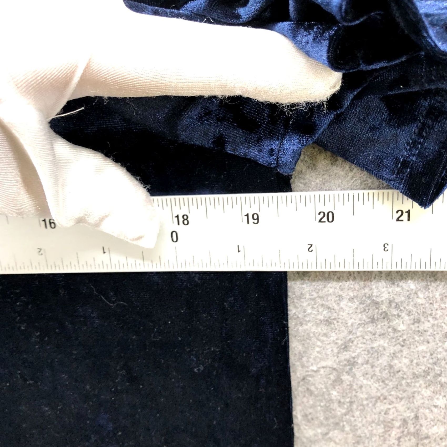 Velvet Beach Lunch Lounge Velvet Short Sleeve Top Womens M Dark Blue Tie Back Blouse Size M / US 6-8 / IT 42-44 - 8 Thumbnail