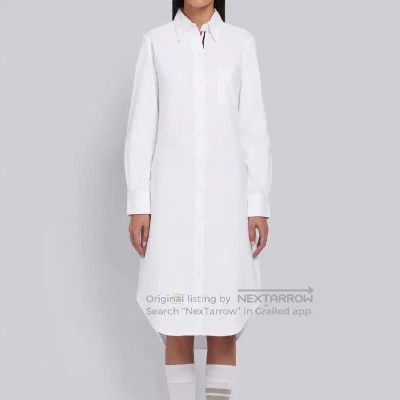 Thom Browne Thom Browne White Cotton Shirt for Women . Size M / US 6-8 / IT 42-44 - 7 Thumbnail