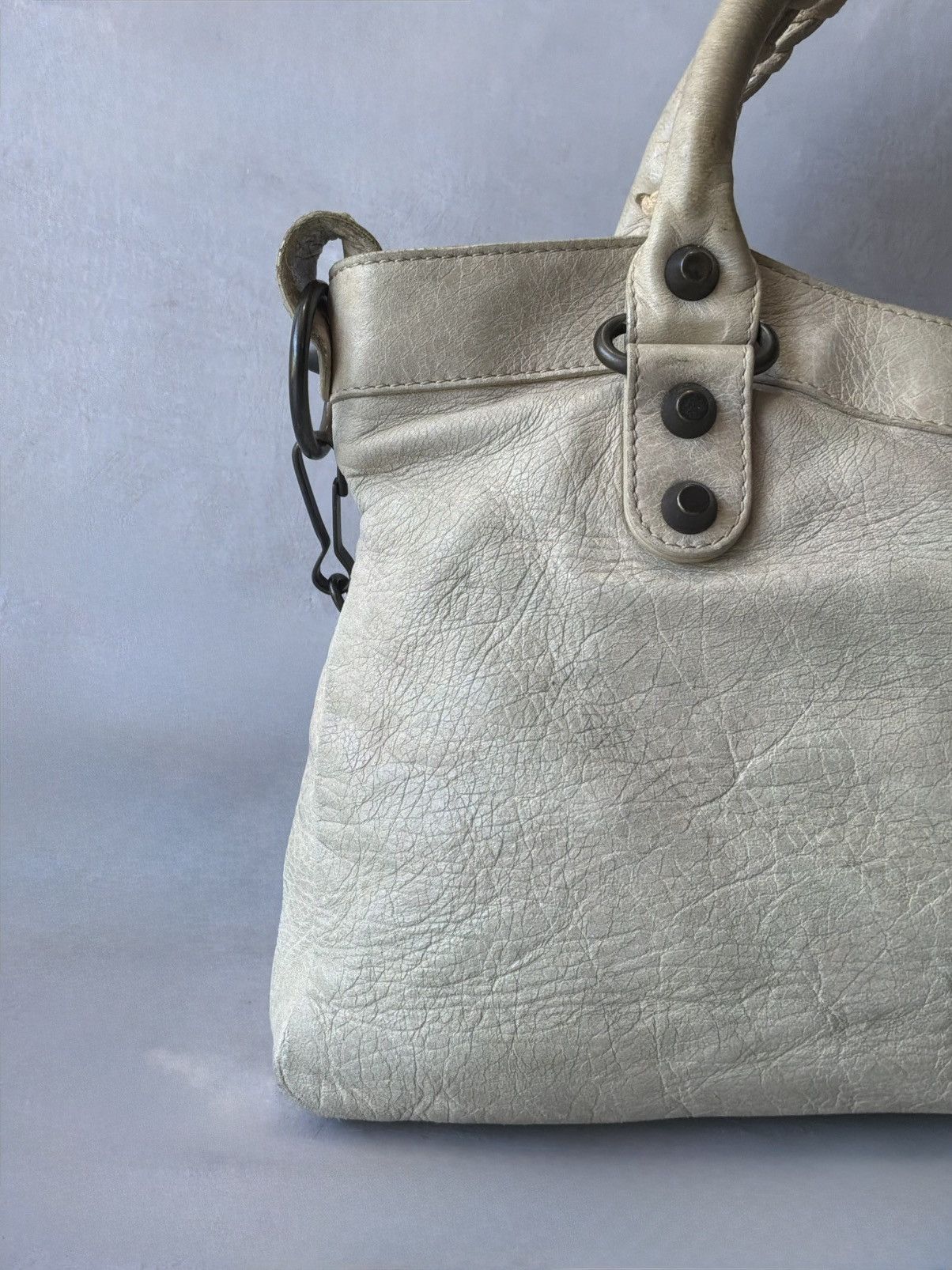 Balenciaga Balenciaga - Le First - Beige Lambskin Bag Size ONE SIZE - 15 Thumbnail