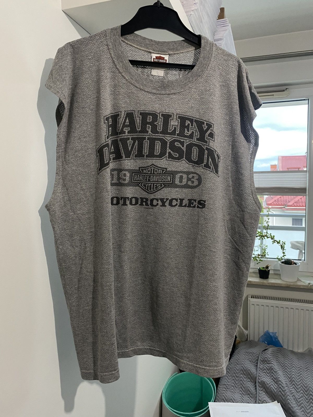 Harley Davidson × Vintage Harley Davidson of Eastgate XL tank top oversized baggy y2k Size US XL / EU 56 / 4 - 2 Thumbnail