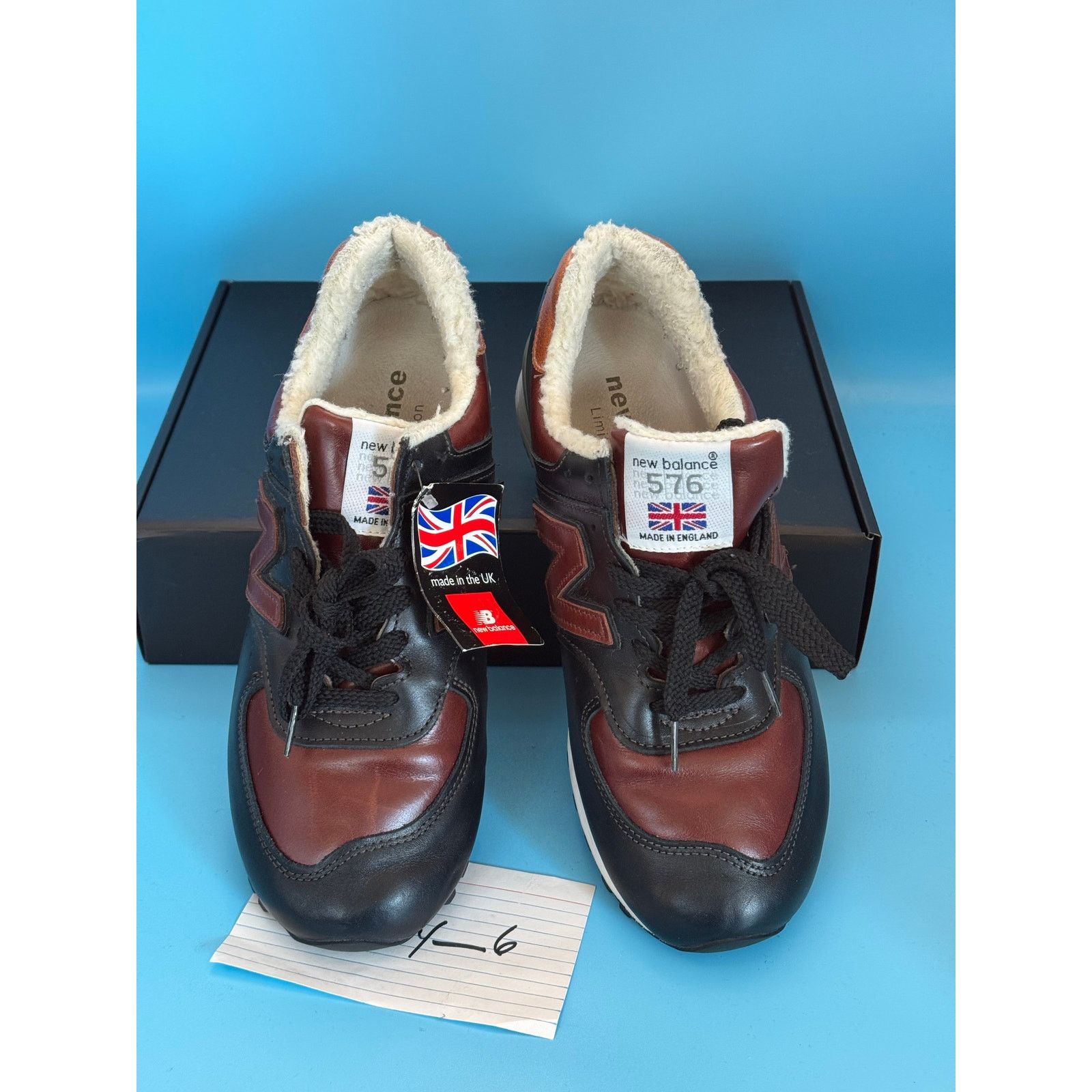 New Balance vtg New Balance 576 the "Aviator" Jacket Series m8 w9.5 Size US 8.5 / EU 41-42 - 7 Thumbnail