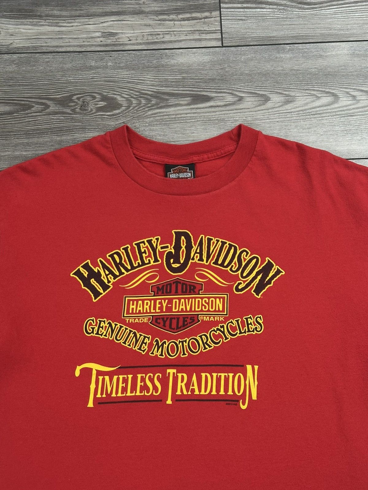 Harley Davidson × Vintage Harley Davidson Alaska Timeless Tradition T Shirt Size US XL / EU 56 / 4 - 3 Thumbnail
