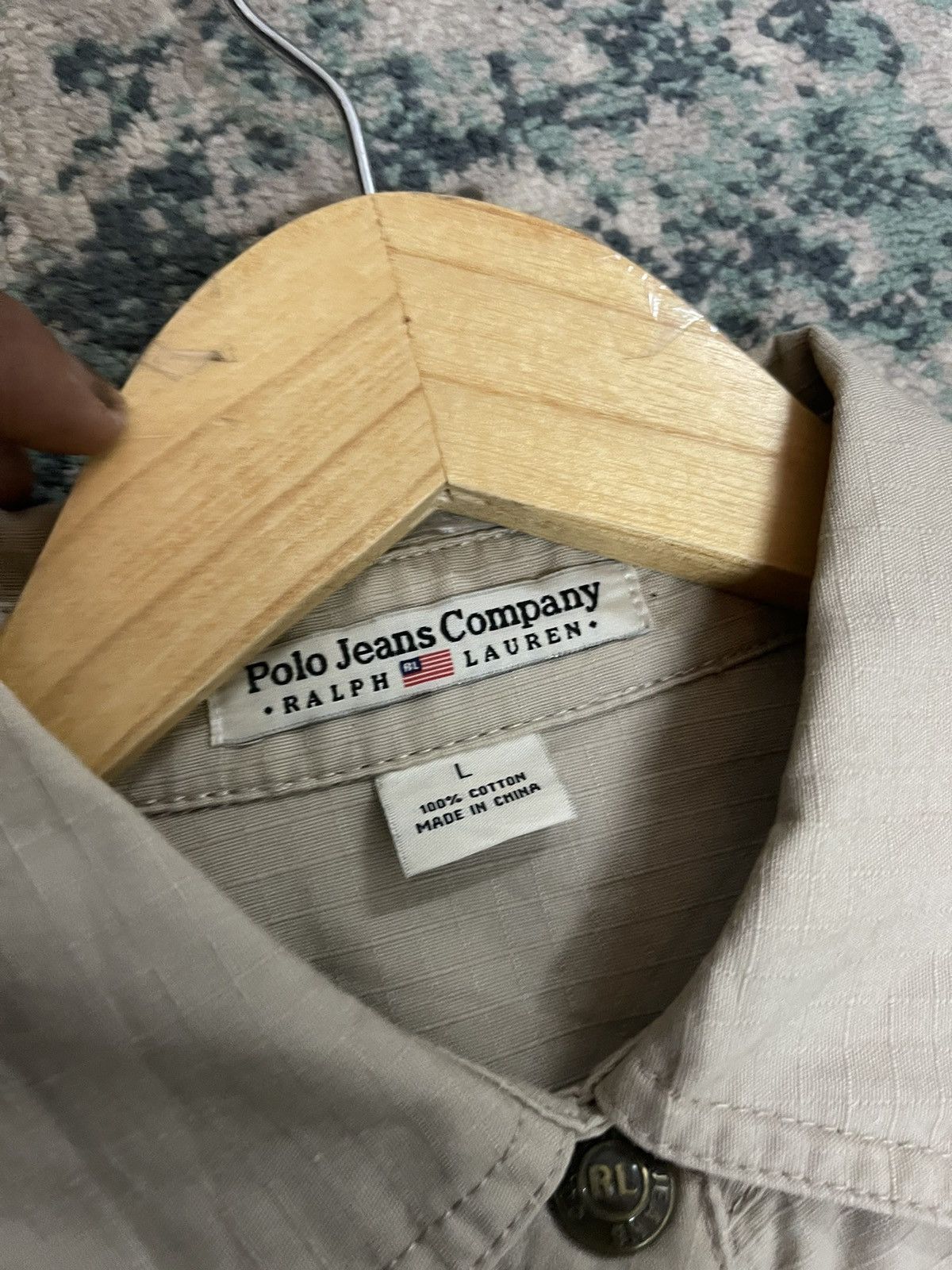 Polo Ralph Lauren × Vintage Polo Ralph Lauren Shirt Dress Size L / US 10 / IT 46 - 7 Thumbnail