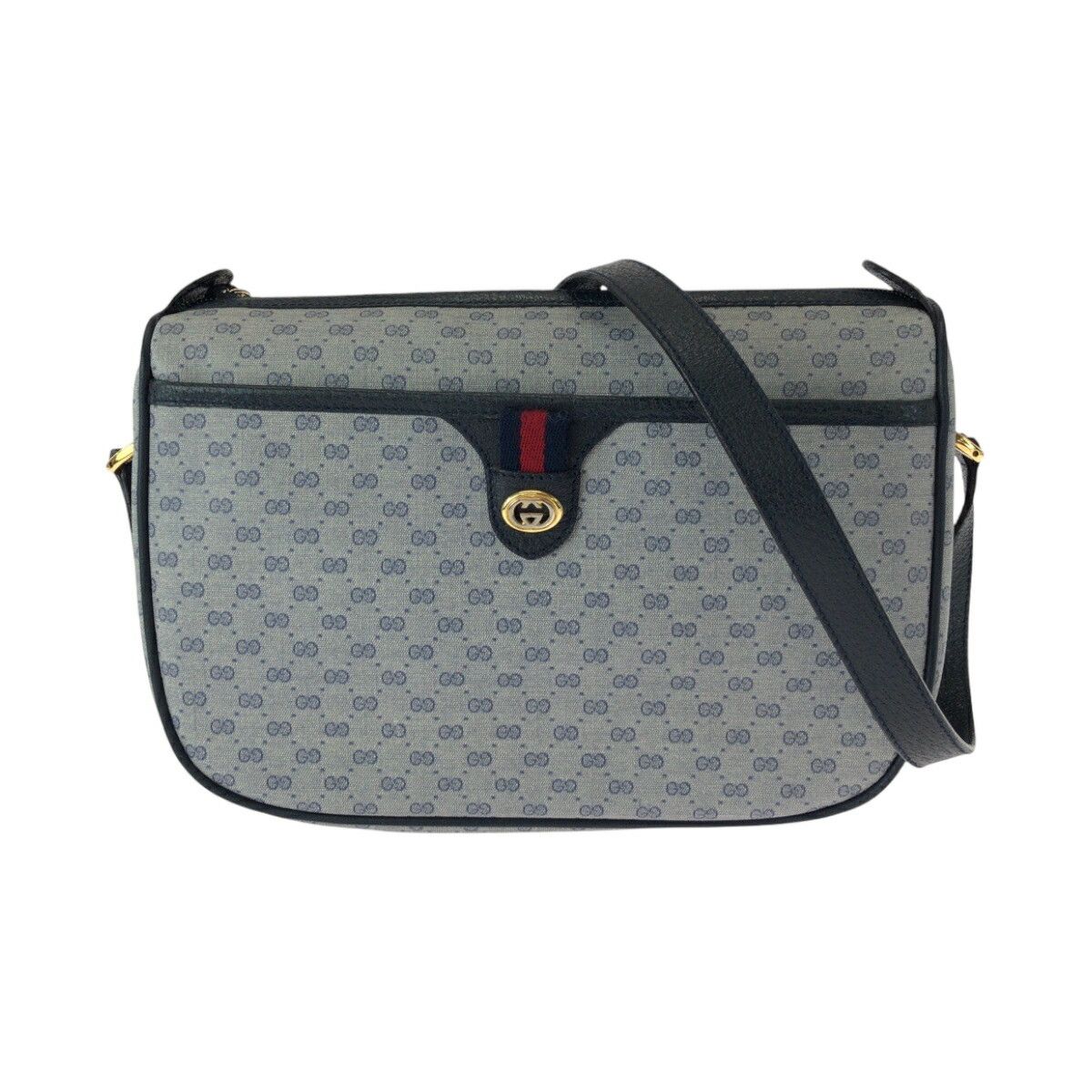 Gucci Gucci GG Supreme Old Gucci Shoulder Bag 89 02 077 Canvas Shoulder Bag 89 02 077 in Grey, Women's