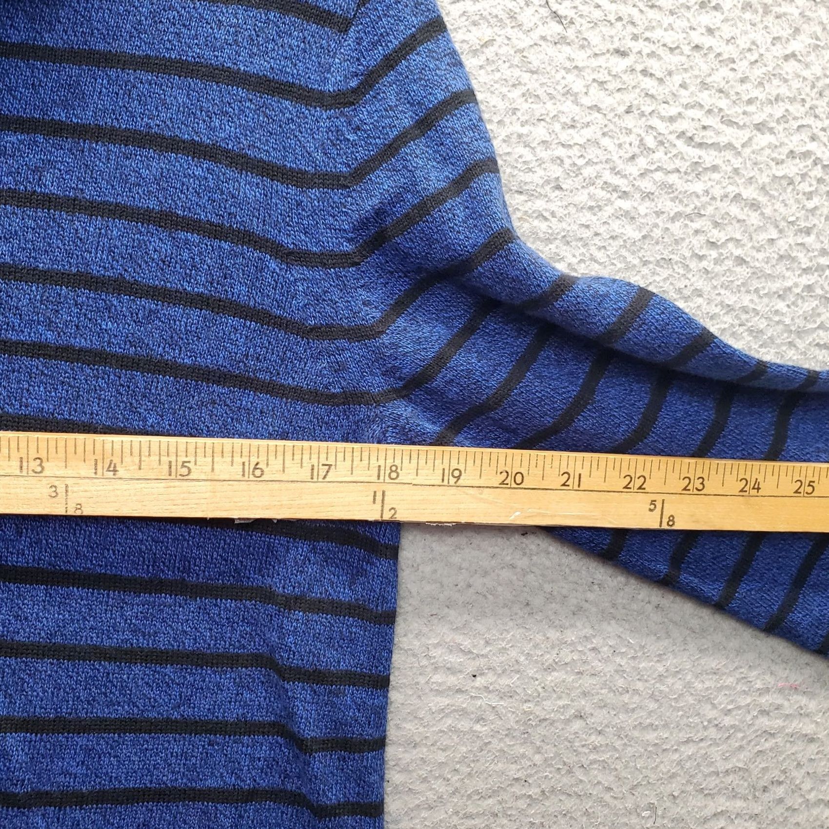 American Eagle Outfitters American Eagle Outfitters Men’s S Blue Striped Mock Neck Pullover Sweater Size US S / EU 44-46 / 1 - 4 Thumbnail