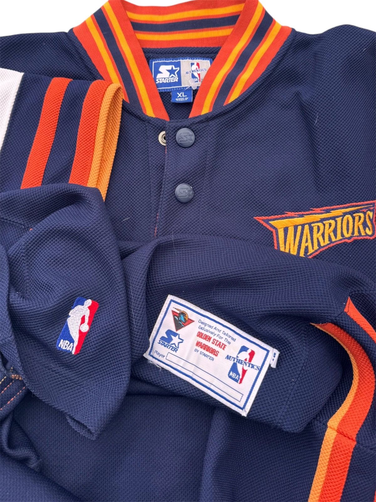 Starter Vintage Golden State Warriors Starter Jersey Size US XL / EU 56 / 4 - 7 Thumbnail
