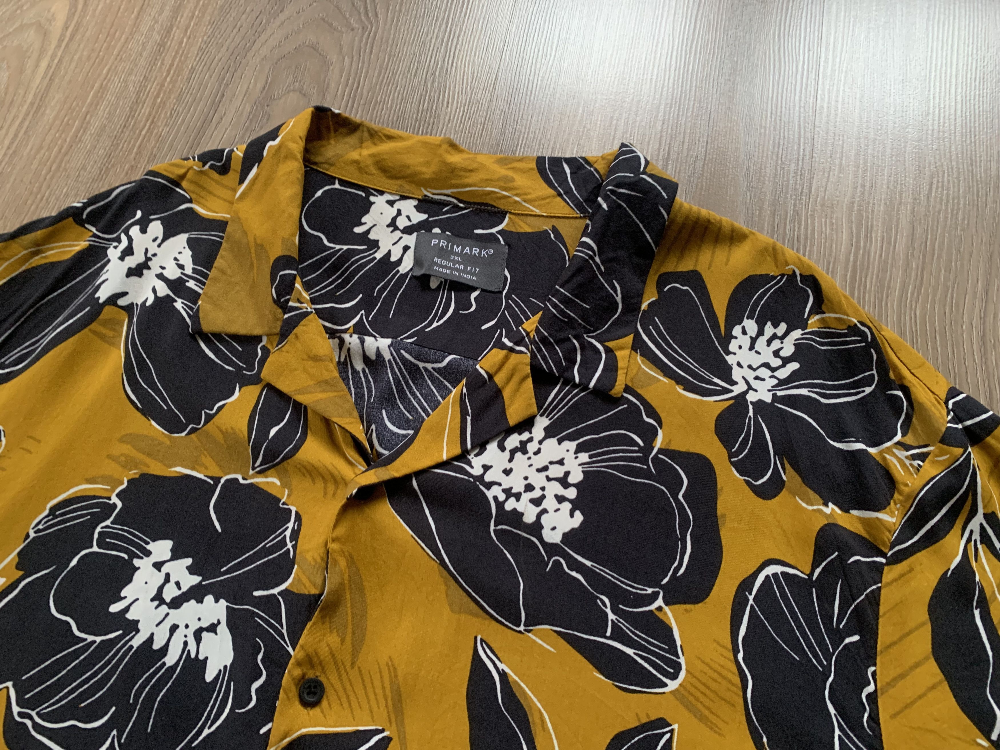 Primark Primark Regular Fit Printed Hawaiian Shirt Size US XXL / EU 58 / 5 - 4 Thumbnail