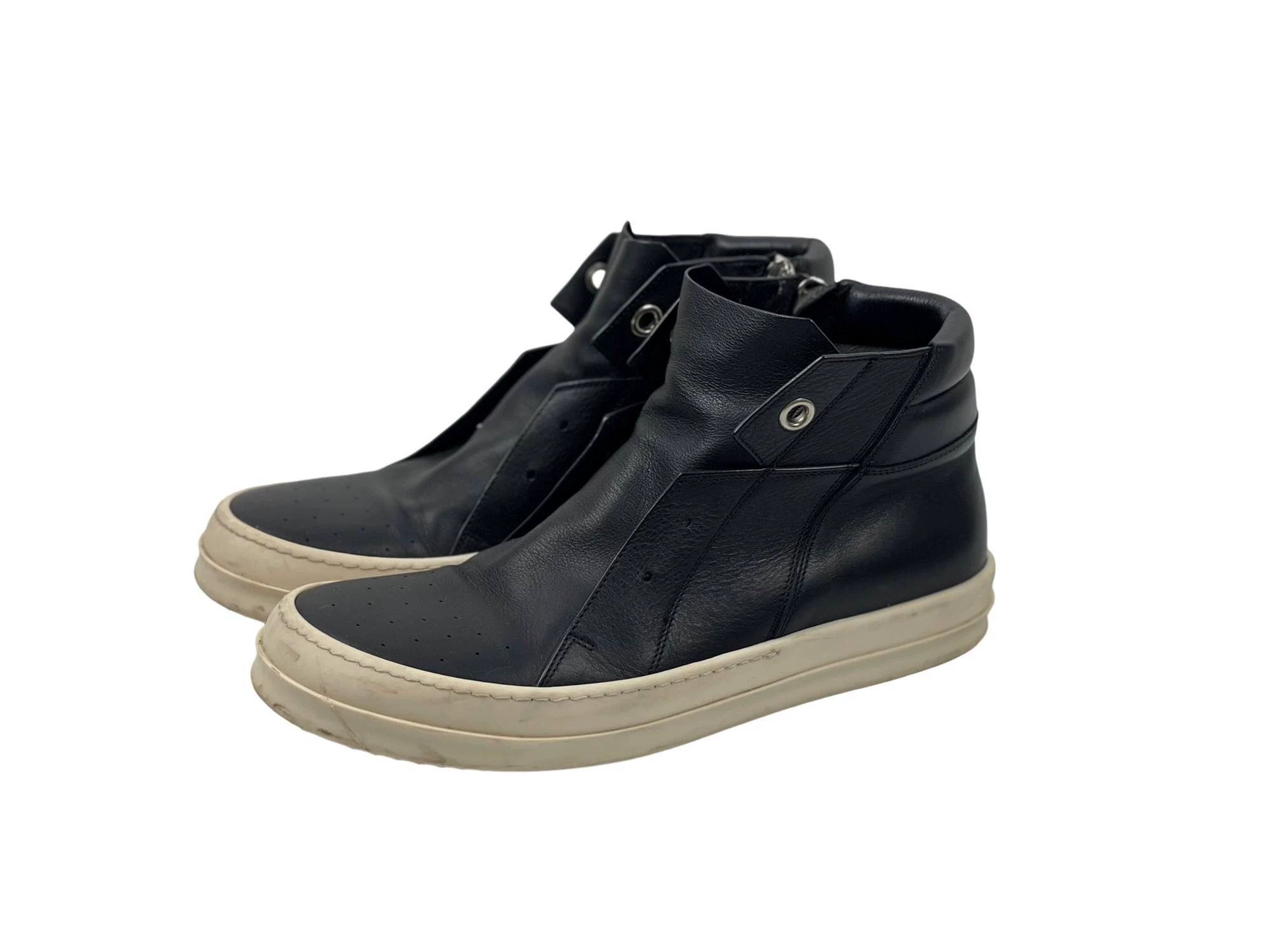 Rick Owens Rick Owens Mainline Island Dunk Mid Calf Leather 45 Size US 12 / EU 45 - 1 Thumbnail