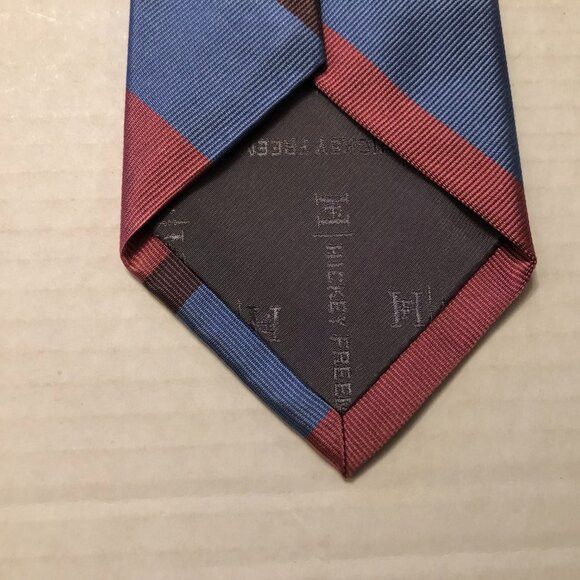 Hickey Freeman hickey freeman new 52%silk 48%cotton tie 3 1/4" X 60 1/4" Size ONE SIZE - 2 Thumbnail