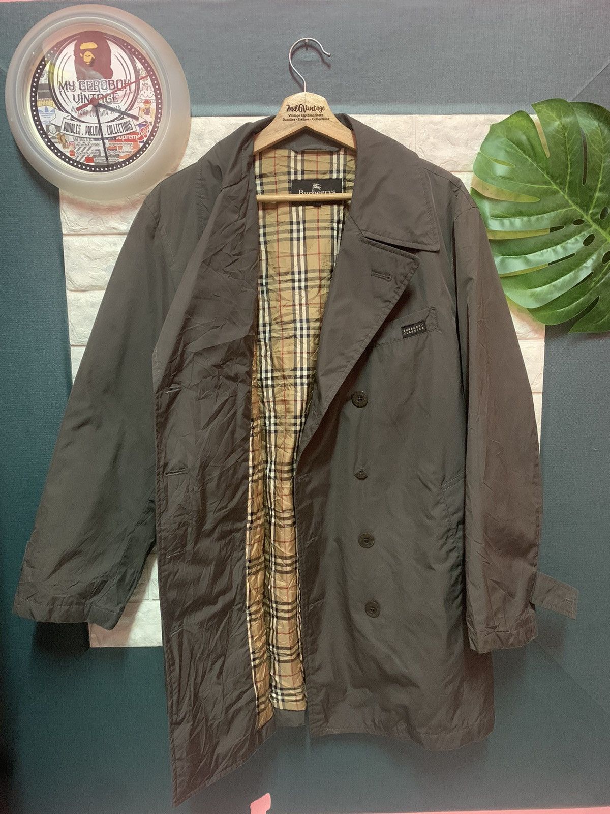 Burberry × Vintage RARE!! Long Jacket BURBERRYSS Size US L / EU 52-54 / 3 - 3 Thumbnail