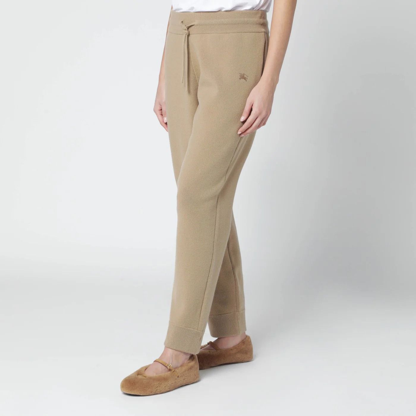 Burberry o1d2blof0426 Cashmere-Blend Sweatpants & Joggers in Beige Size 36" / US 14 / IT 50 - 3 Thumbnail