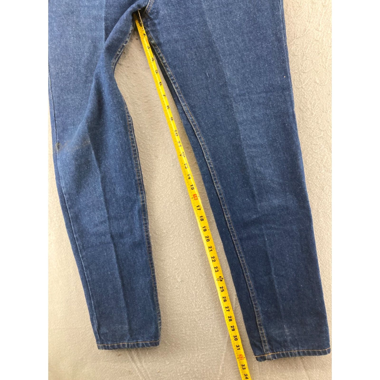 Levi's Levi's Jeans Womens 28x32 High Rise Straight Dark Wash 70s Vintage Size 28" / US 6 / IT 42 - 5 Thumbnail