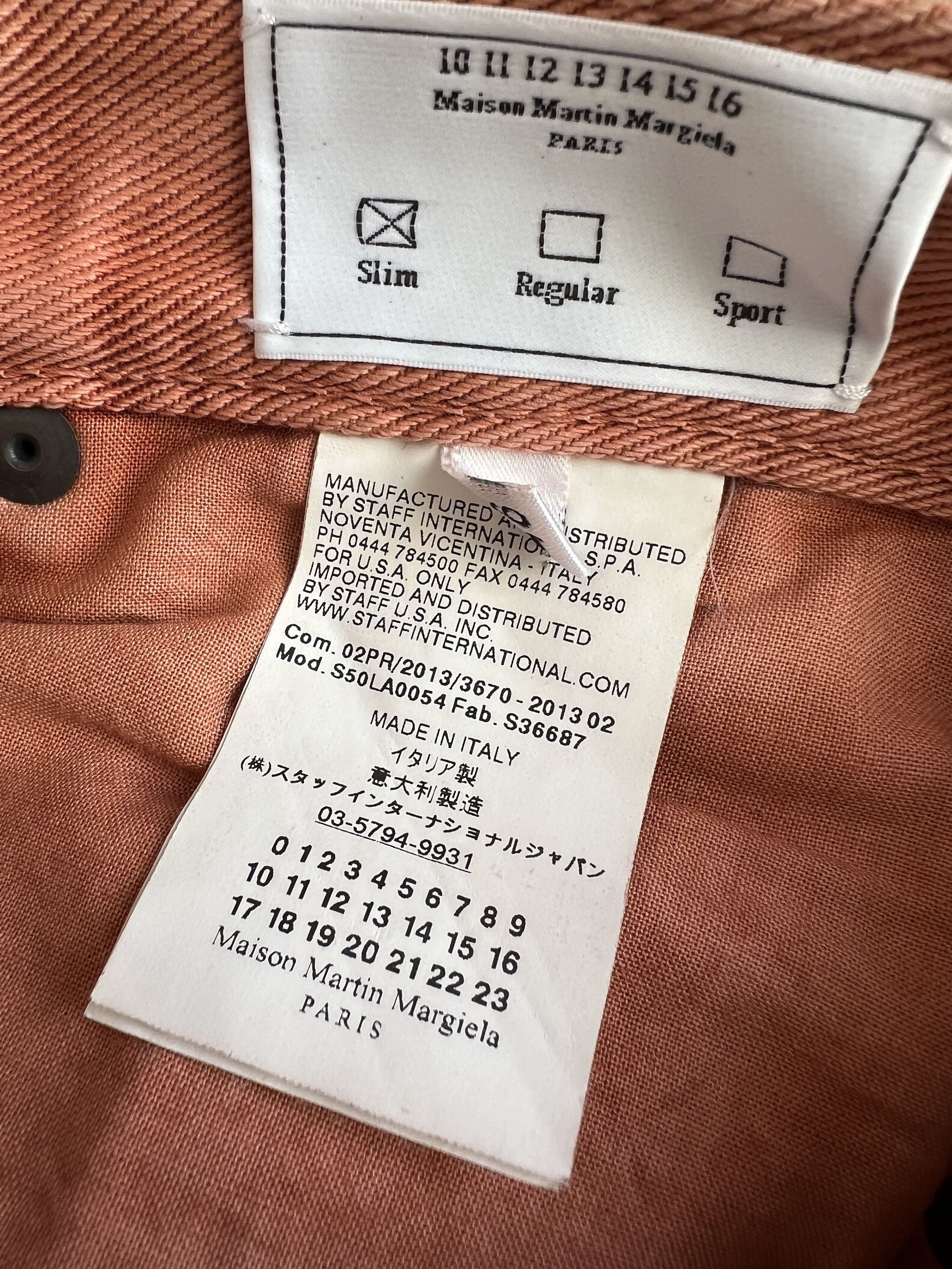 Maison Margiela Margiela FW13 Orange Gradient Denim Jeans Size 46 Thom Yorke Size US 30 / EU 46 - 6 Thumbnail