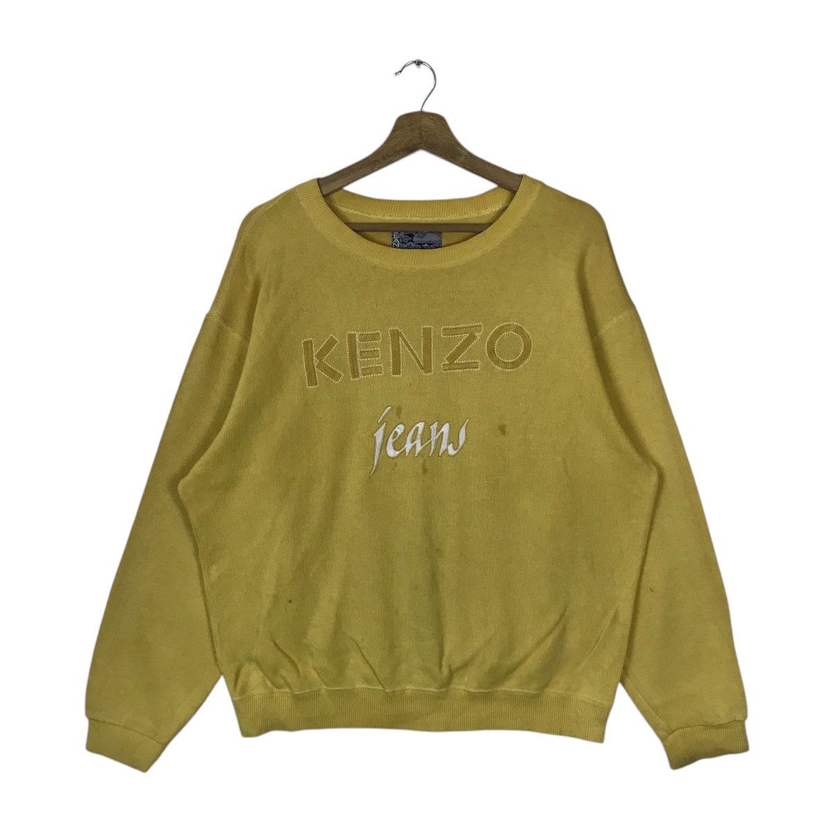 Kenzo Vintage Kenzo Jeans Spell Out Pullover Jumper Sweatshirt Size US L / EU 52-54 / 3 - 1 Thumbnail