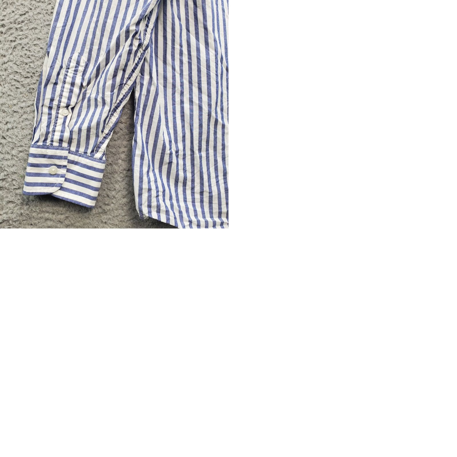 American Eagle Outfitters American Eagle Outfitters Button-Up Shirt Mens MT Multicolor Striped Relaxed Fit Chest Pocket Size US M / EU 48-50 / 2 - 9 Thumbnail