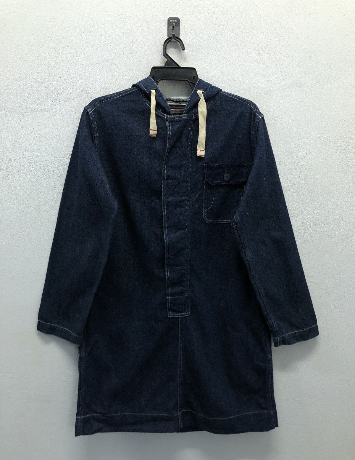 Japanese Brand Vintage Japanese Brand Rna inc Long Denim Jacket With Hood Size US M / EU 48-50 / 2 - 1 Thumbnail
