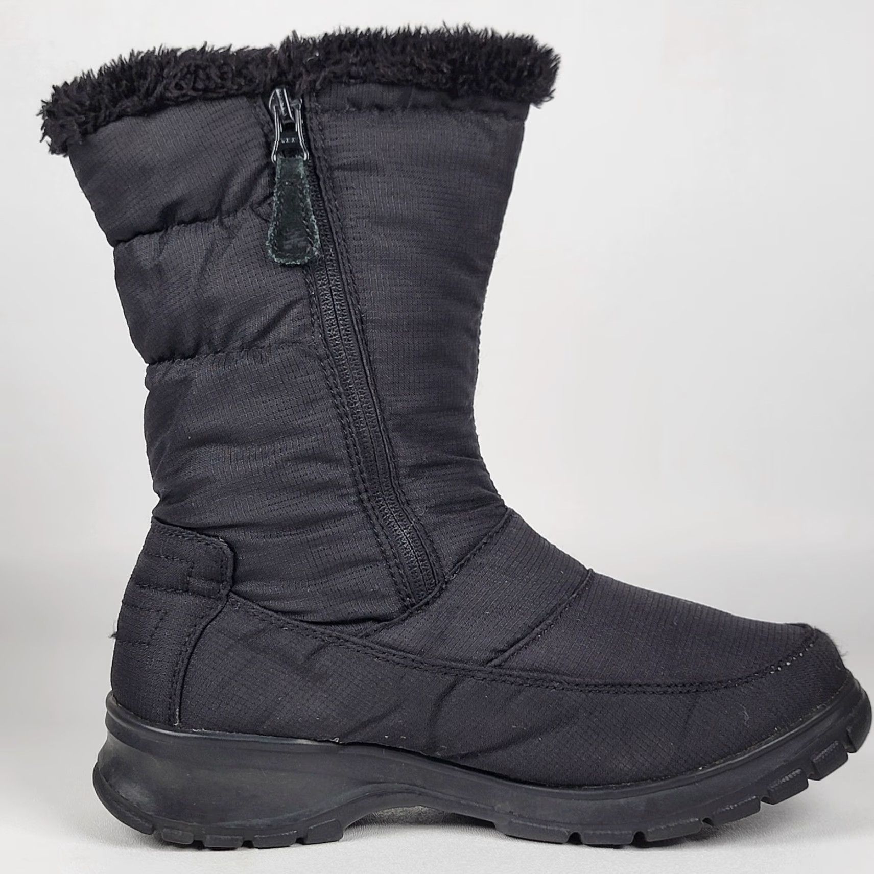 Vintage Kamik Boots Women Waterproof Thinsulate Insulated Side Zip Mid Calf Black 7 Winter Waterproof Boots Womens Size US 7 / IT 37 - 5 Thumbnail