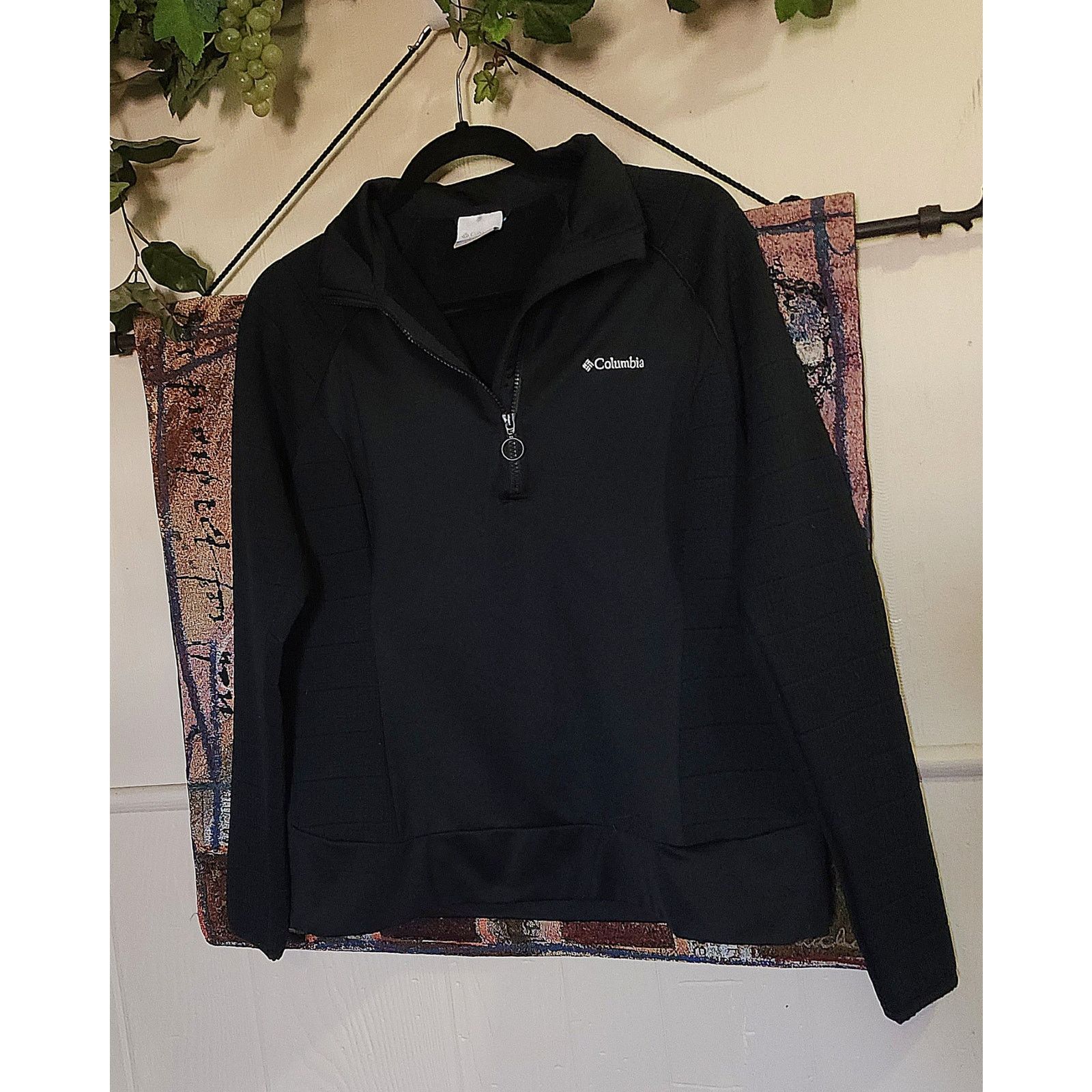 Columbia Columbia Women's Sportswear 1/4 Zip Black Long Sleeved Size XL / US 12-14 / IT 48-50 - 1 Thumbnail