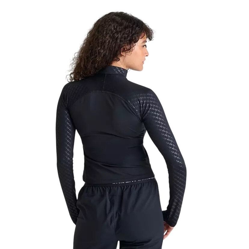 Under Armour Women's Under Armour Emboss Full-Zip Black Jacket - Size S Size S / US 4 / IT 40 - 5 Thumbnail