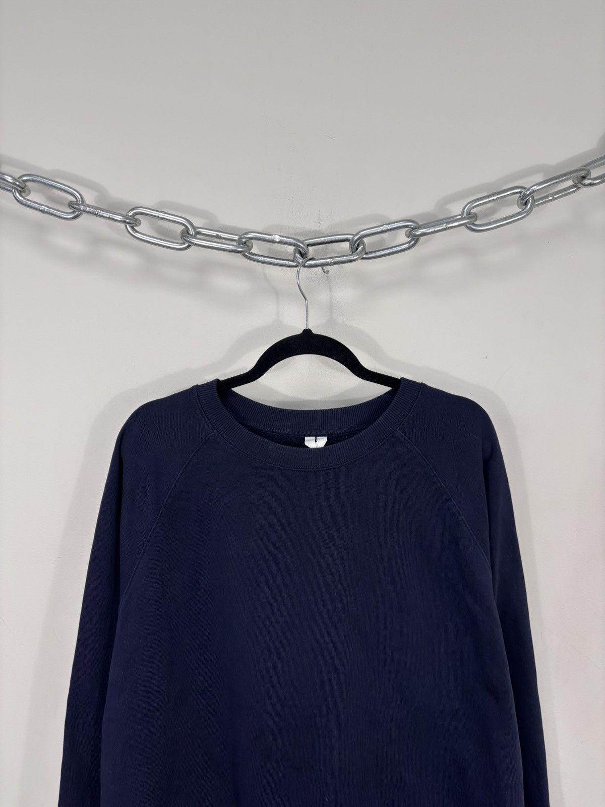 Arket Arket Men’s Navy Blue Basic Cotton Sweatshirt Pullover Size US L / EU 52-54 / 3 - 2 Thumbnail