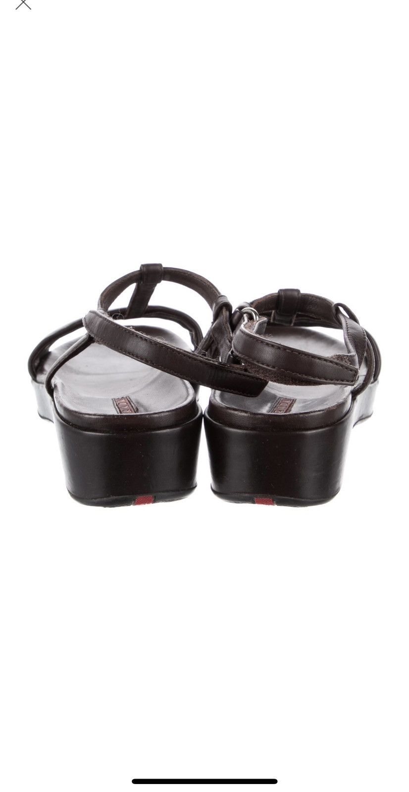 Prada Prada Sport Leather Slingback Sandals Size US 6.5 / IT 36.5 - 3 Thumbnail