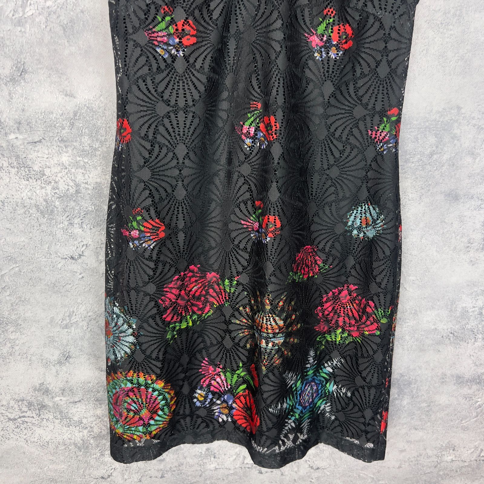 Desigual Desigual Dress Women s Size 38 Black Short Sleeve ` Size XS / US 0-2 / IT 36-38 - 3 Thumbnail