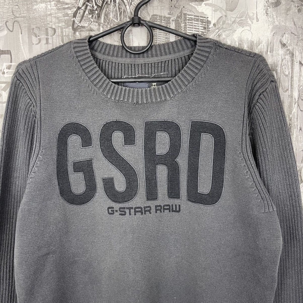 G-Star Vintage Gstar Raw Crewneck SweaterGrey Y2K USA Size US S / EU 44-46 / 1 - 2 Thumbnail