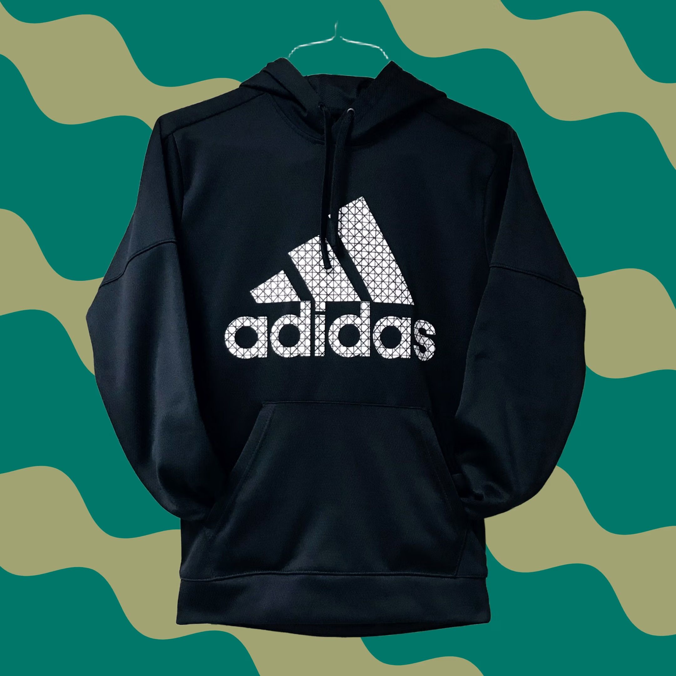 Adidas Adidas Men Geometric Lines Graphic Climawarm Performance Hoodie S - Unisex Adult Sports Size US S / EU 44-46 / 1 - 1 Thumbnail
