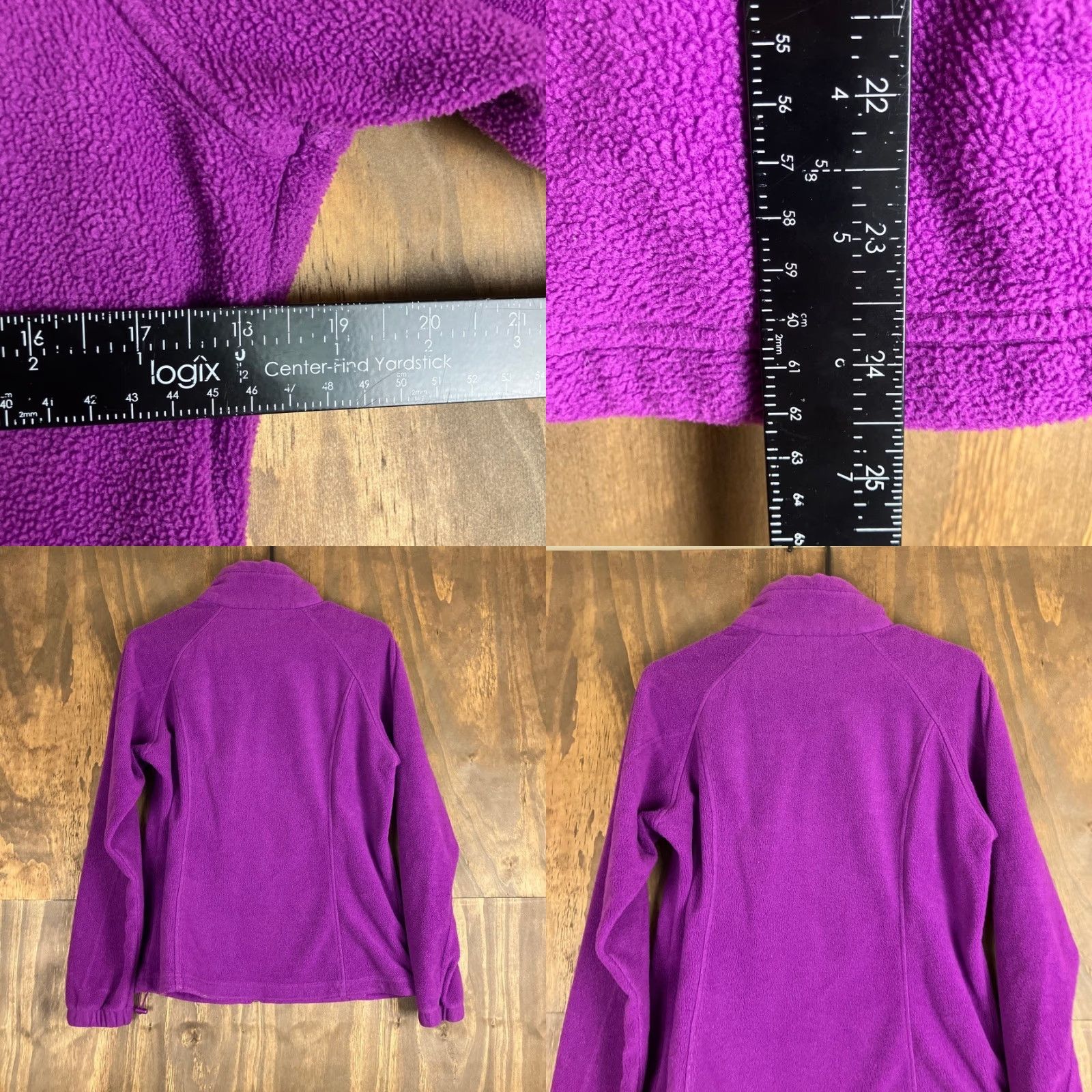 Vintage Columbia Womens Jacket Purple Benton Springs Fleece Long Sleeve Zipped Pockets M Size M / US 6-8 / IT 42-44 - 8 Thumbnail