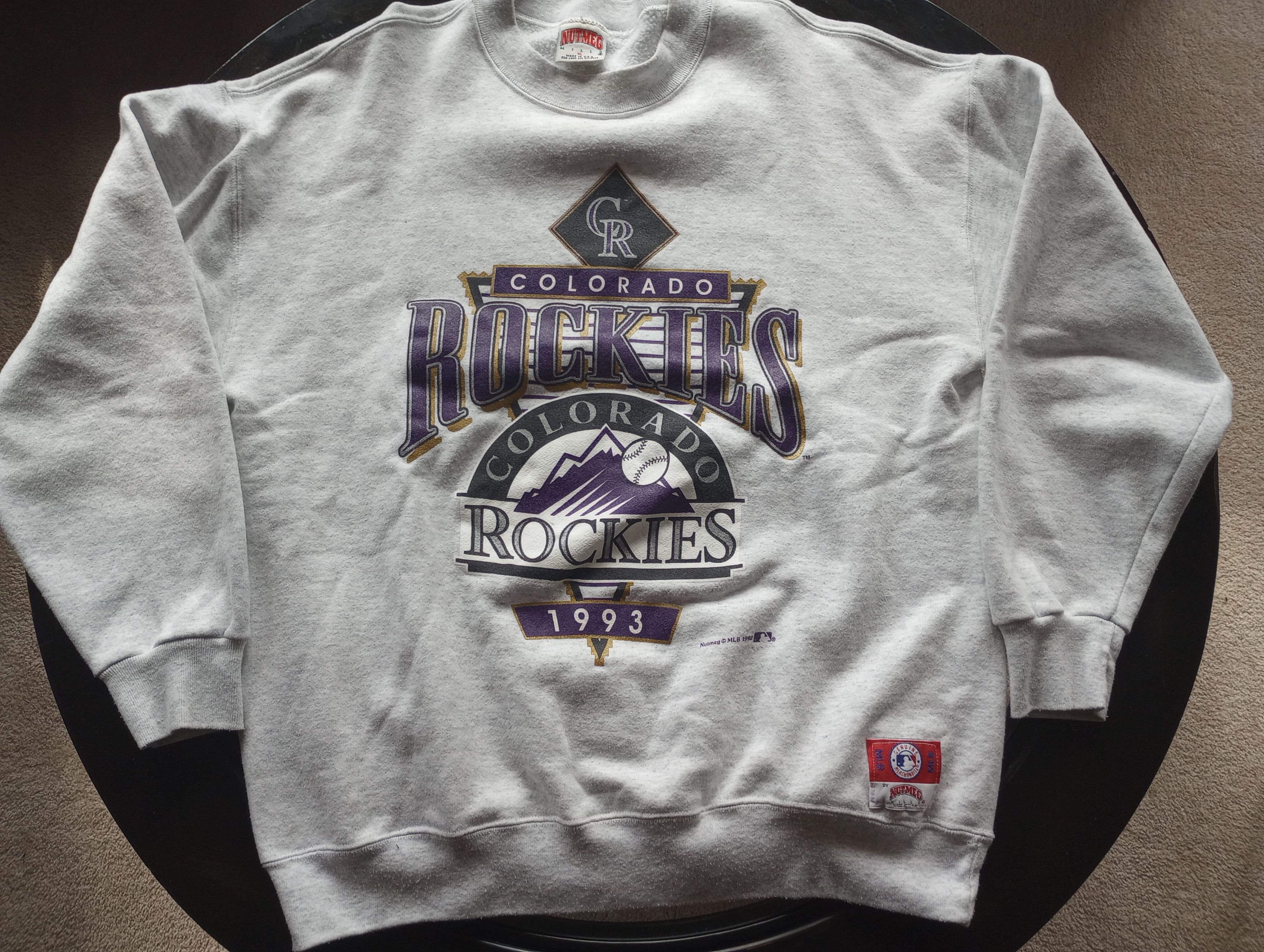 Other 1993 Colorado Rockies Official MLB Sweatshirt Size US XL / EU 56 / 4 - 1 Thumbnail