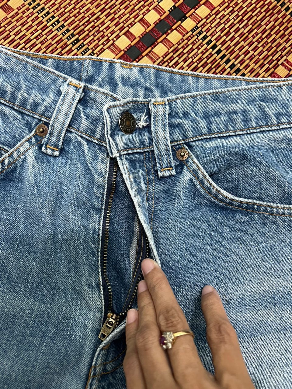 Levi's Vintage 80s Levis 517 Orange tab Flare Denim Jeans Size US 29 - 12 Thumbnail
