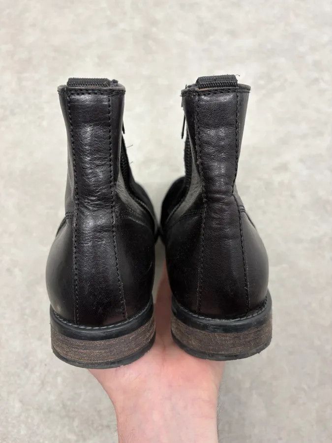 Diesel Diesel Black Velvet Leather Chelsea Boots Size US 9 / EU 42 - 8 Thumbnail