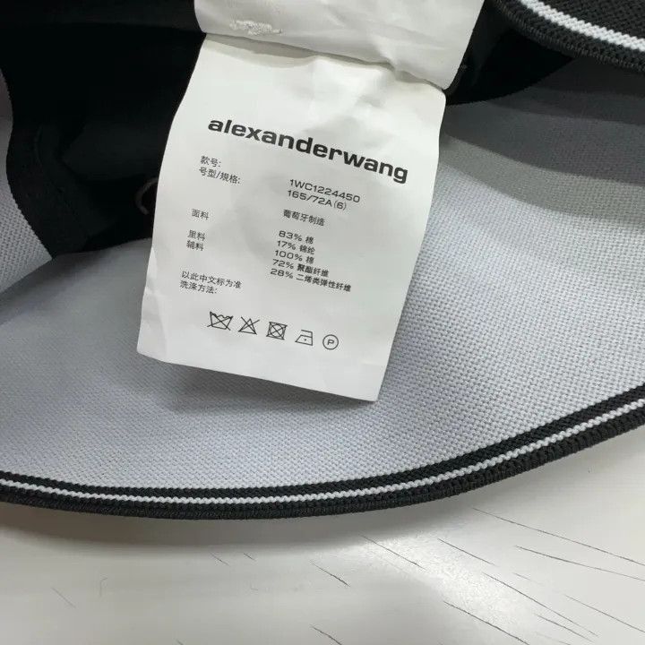 Alexander Wang Alexander Wang Logo High-Waisted Shorts for Women - Size 26" / US 2 / IT 38 - 3 Thumbnail