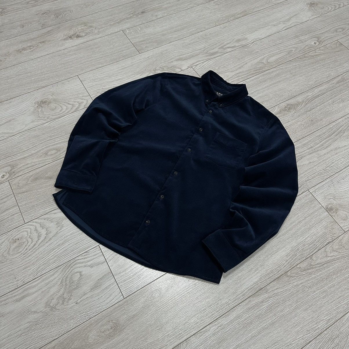 A.P.C. A.P.C. Classic Velour 1 Pocket Shirt Size US M / EU 48-50 / 2 - 5 Thumbnail