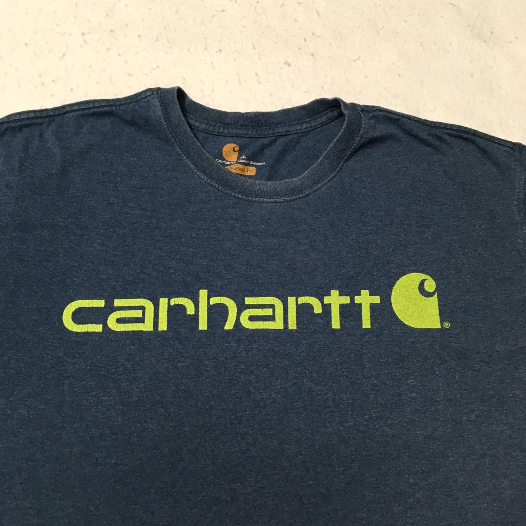Carhartt Carhartt Original Fit T-shirt XL Graphic Tee Blue Heather Short Sleeve Crew - Men - Blue - Cotton Blend - 2020s - Classic Theme Size US XL / EU 56 / 4 - 2 Thumbnail