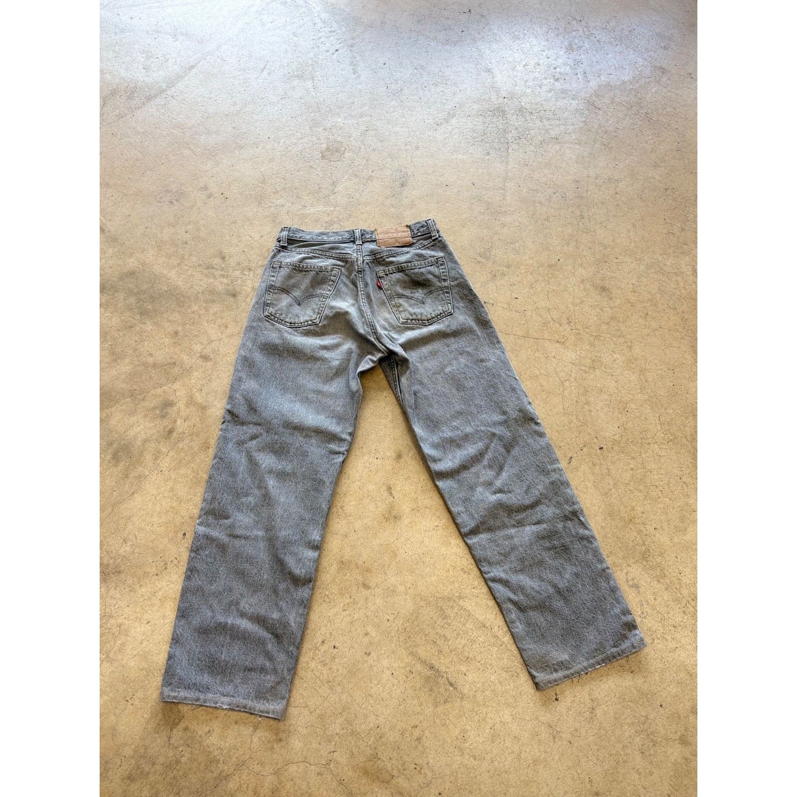 Levi's VTG Levi’s 518 Gray Dark Wash 90s Straight Jeans UK Made Size US 30 / EU 46 - 16 Thumbnail