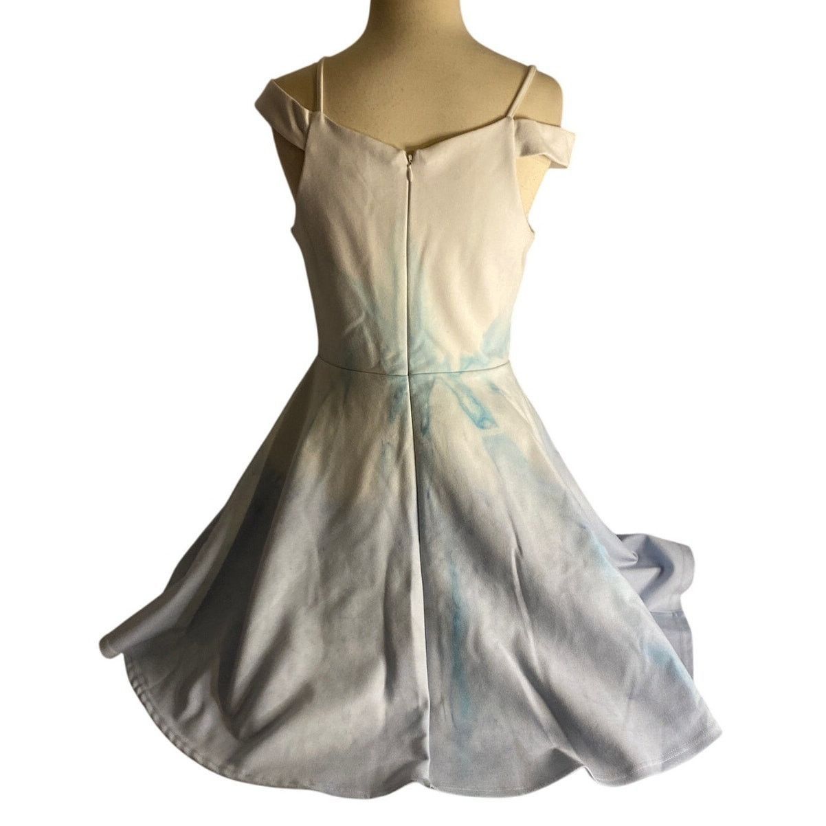Other Cottagecore Spring Wedding Guest White Blue Ombre M Size M / US 6-8 / IT 42-44 - 6 Thumbnail