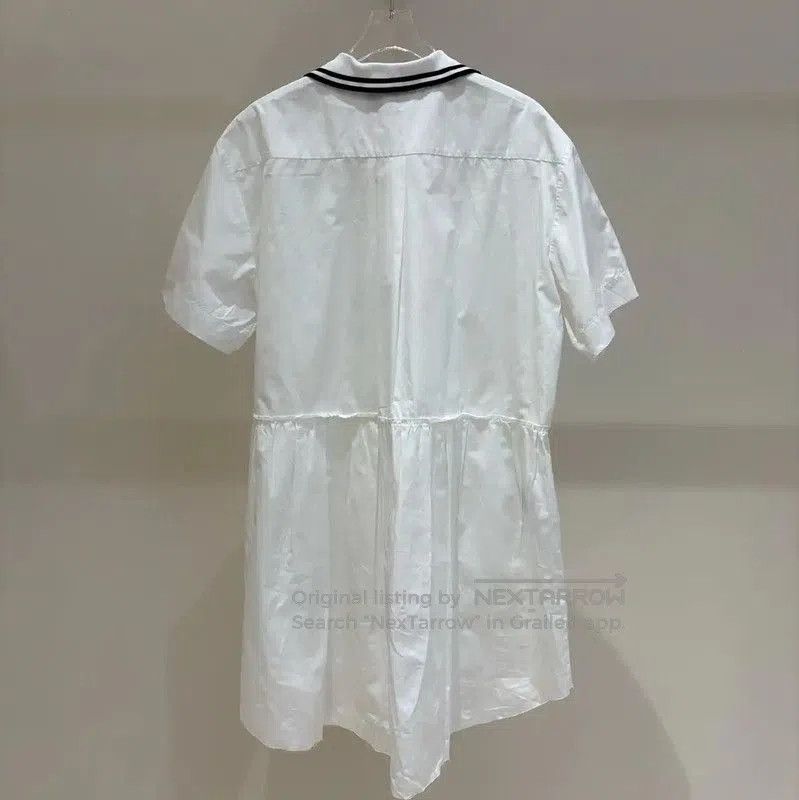 Miu Miu Miu Miu Summer White Cotton Dress . Size M / US 6-8 / IT 42-44 - 2 Thumbnail