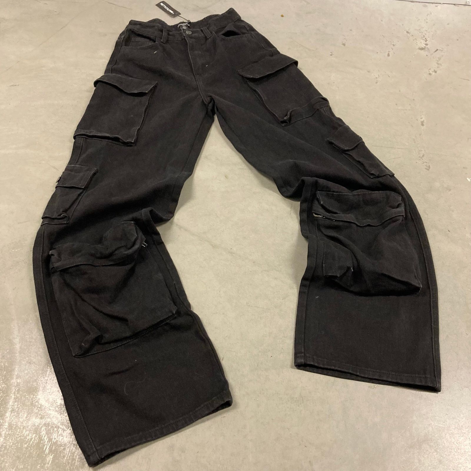 Vintage Baggy y2k Cargo Pants 27x35 Size US 27 - 1 Thumbnail